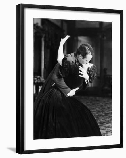 Silent Film Still-null-Framed Photographic Print