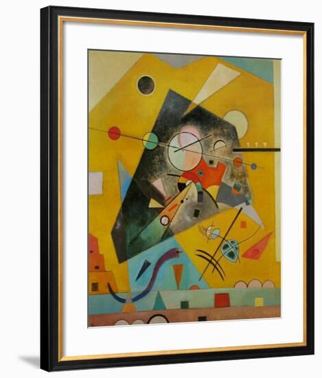 Silent Harmony-Wassily Kandinsky-Framed Art Print