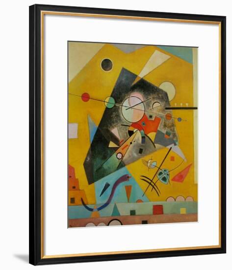 Silent Harmony-Wassily Kandinsky-Framed Art Print