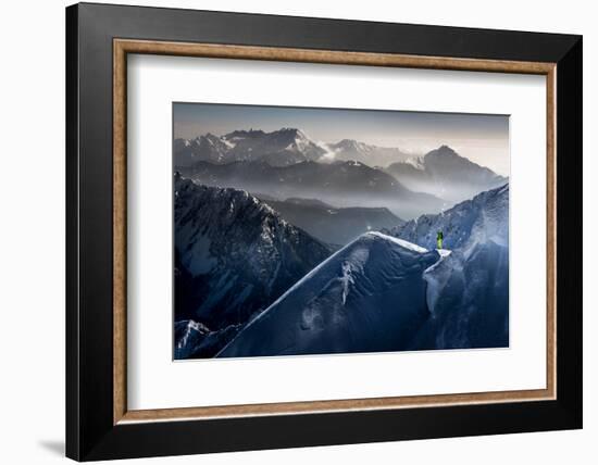 Silent Moments before Descent-Sandi Bertoncelj-Framed Photographic Print