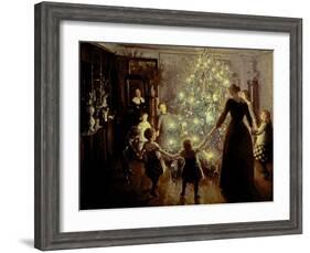 Silent Night, 1891-Viggo Johansen-Framed Giclee Print