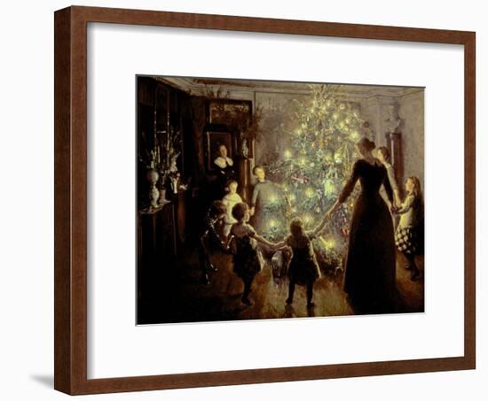 Silent Night, 1891-Viggo Johansen-Framed Giclee Print