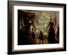 Silent Night, 1891-Viggo Johansen-Framed Giclee Print