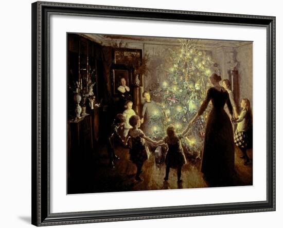 Silent Night, 1891-Viggo Johansen-Framed Giclee Print