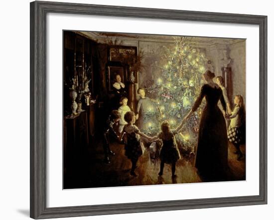 Silent Night, 1891-Viggo Johansen-Framed Giclee Print