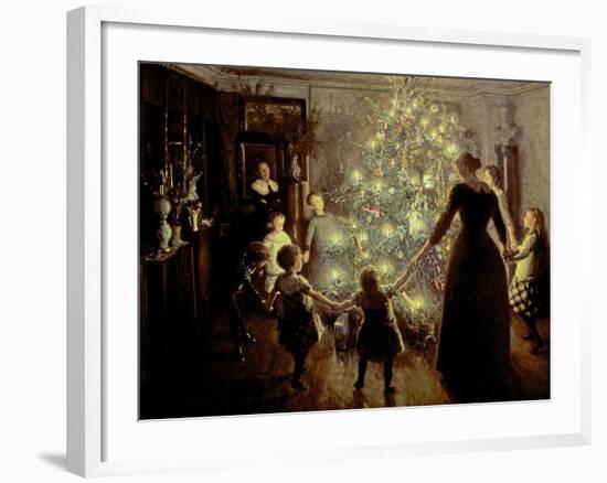 Silent Night, 1891-Viggo Johansen-Framed Giclee Print