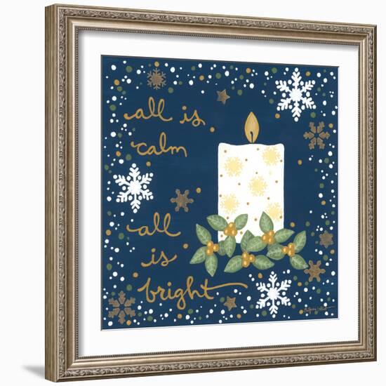 Silent Night Candle-Annie LaPoint-Framed Art Print