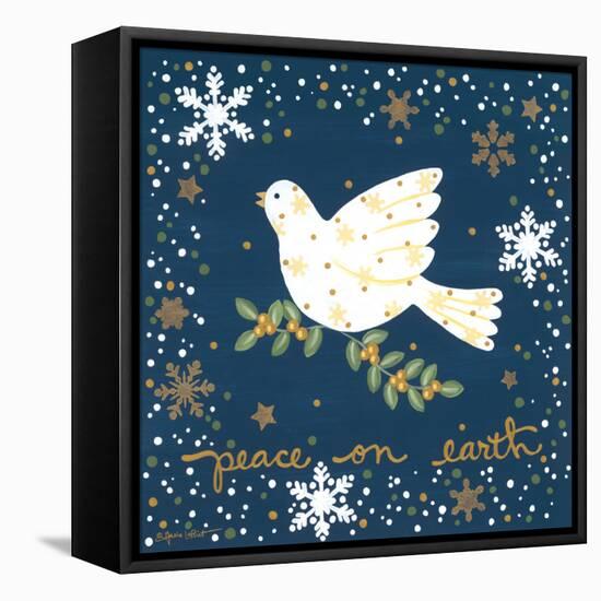 Silent Night Dove-Annie LaPoint-Framed Stretched Canvas