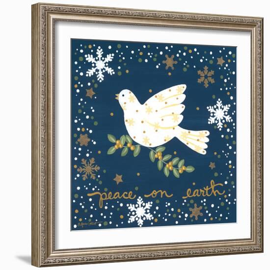 Silent Night Dove-Annie LaPoint-Framed Art Print