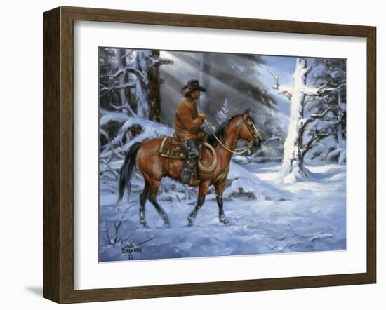 Silent Night, Holy Night-Jack Sorenson-Framed Art Print