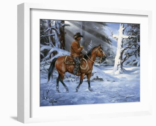 Silent Night, Holy Night-Jack Sorenson-Framed Art Print