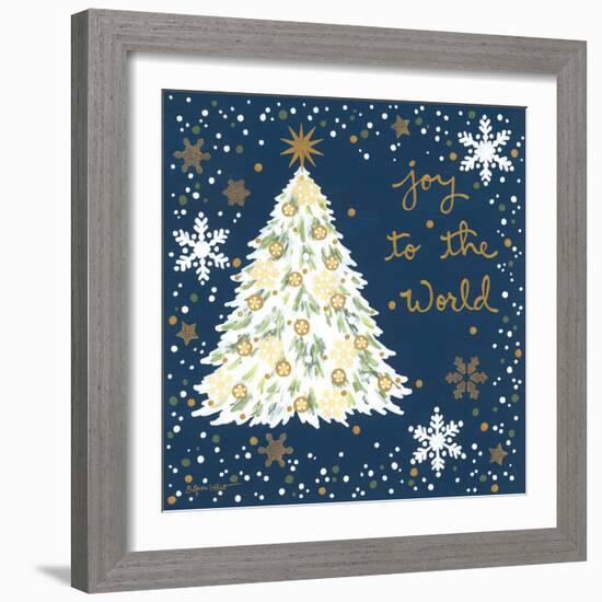 Silent Night Tree-Annie LaPoint-Framed Art Print