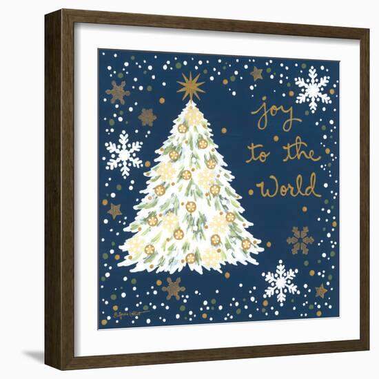 Silent Night Tree-Annie LaPoint-Framed Art Print