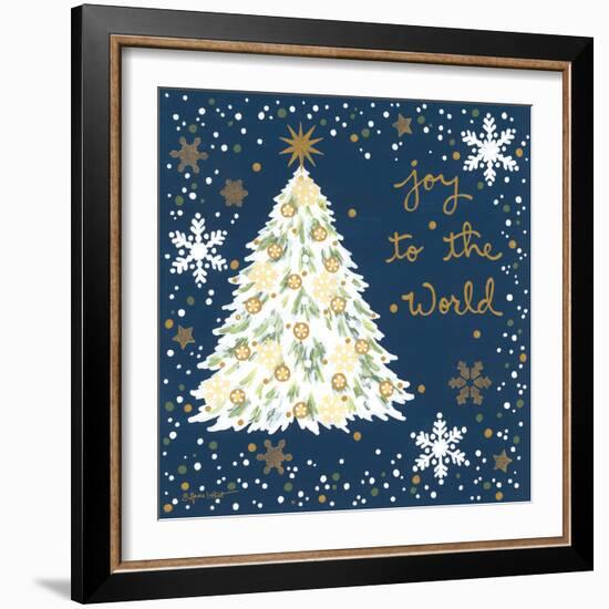 Silent Night Tree-Annie LaPoint-Framed Art Print