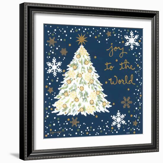 Silent Night Tree-Annie LaPoint-Framed Art Print