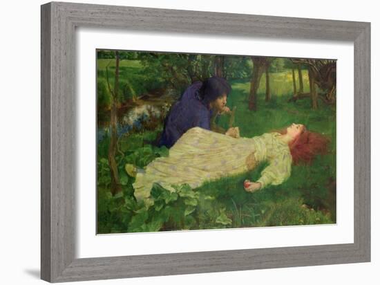 Silent Noon, 1894-John Byam Liston Shaw-Framed Giclee Print