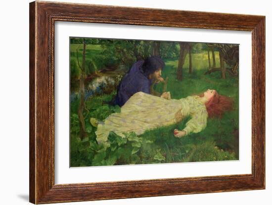 Silent Noon, 1894-John Byam Liston Shaw-Framed Giclee Print