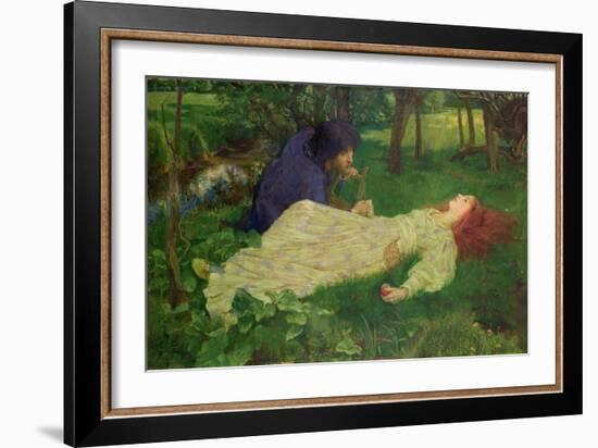 Silent Noon, 1894-John Byam Liston Shaw-Framed Giclee Print