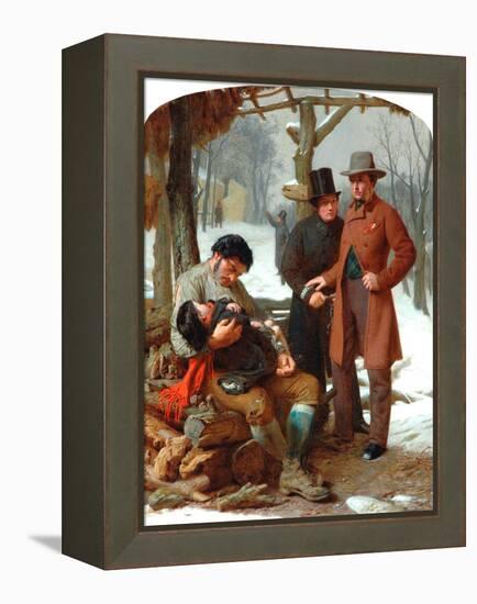 Silent Pleading, 1858-Marcus Stone-Framed Premier Image Canvas