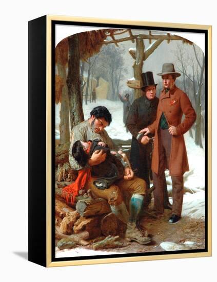 Silent Pleading, 1858-Marcus Stone-Framed Premier Image Canvas