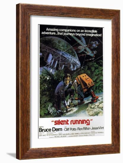 Silent Running, Bruce Dern, 1972-null-Framed Art Print