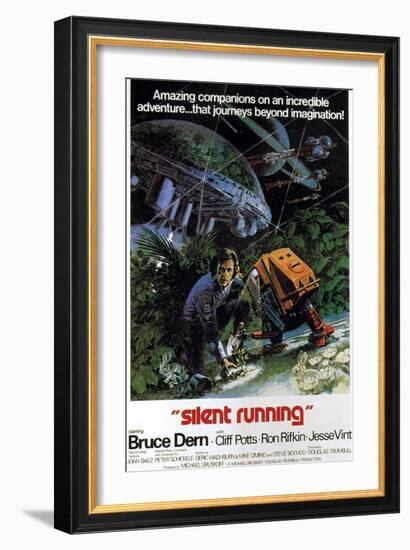 Silent Running, Bruce Dern, 1972-null-Framed Art Print