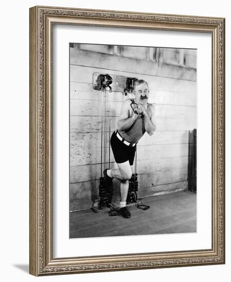 Silent Still: Exercise-null-Framed Giclee Print