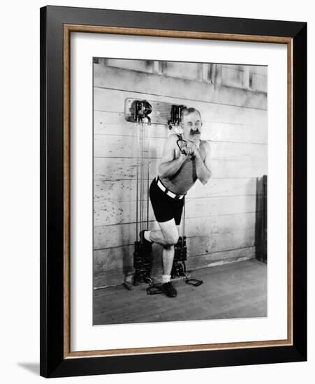 Silent Still: Exercise-null-Framed Giclee Print