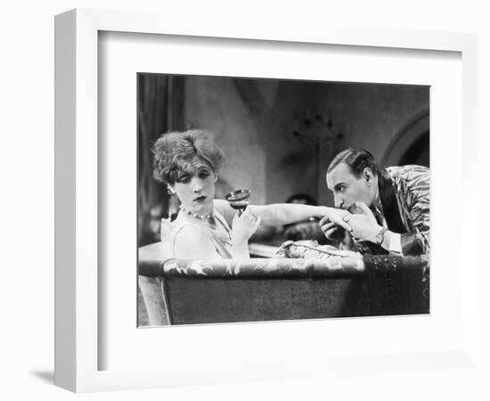 Silent Still: Hand Kissing-null-Framed Photographic Print