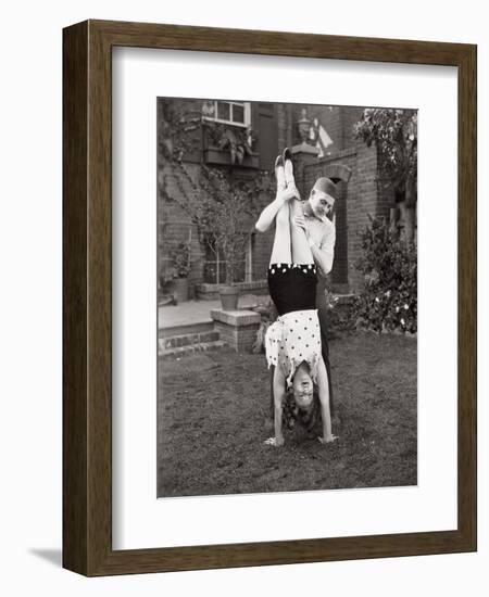 Silent Still: Legs-null-Framed Giclee Print