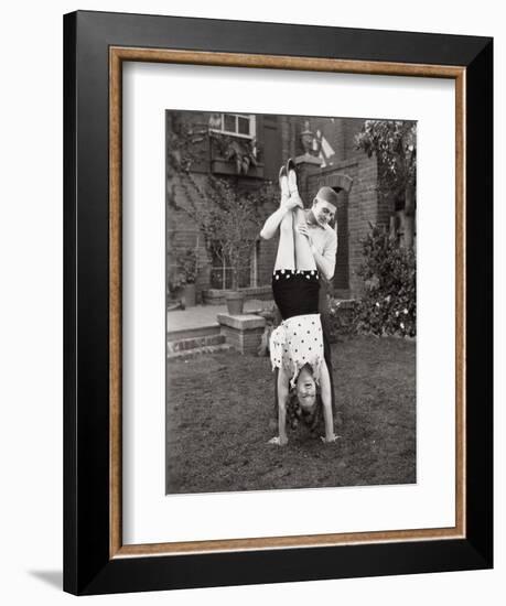 Silent Still: Legs-null-Framed Giclee Print