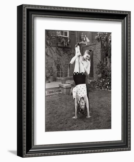 Silent Still: Legs-null-Framed Giclee Print