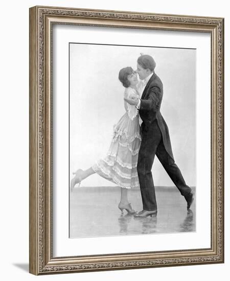 Silent Still: Man & Woman-null-Framed Photographic Print