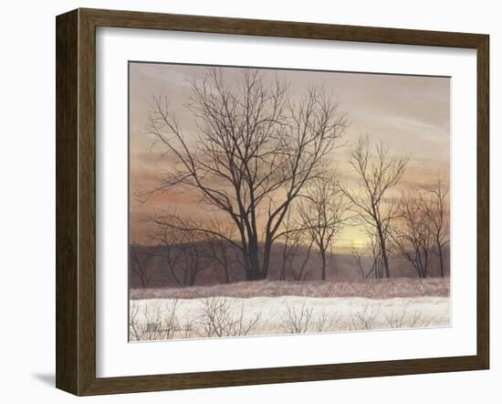 Silent Sunset-David Knowlton-Framed Giclee Print