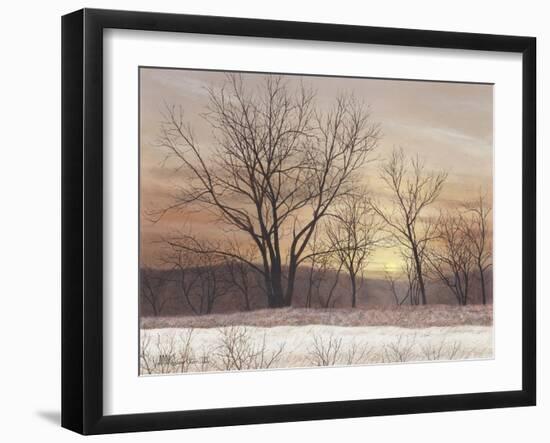 Silent Sunset-David Knowlton-Framed Giclee Print