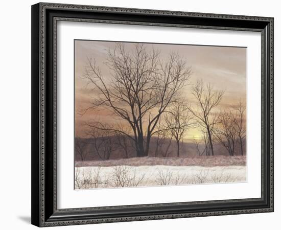 Silent Sunset-David Knowlton-Framed Giclee Print