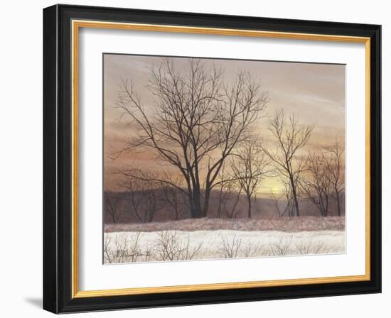 Silent Sunset-David Knowlton-Framed Giclee Print