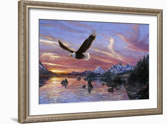 Silent Wings of Freedom-Jeff Tift-Framed Giclee Print