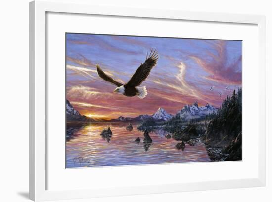 Silent Wings of Freedom-Jeff Tift-Framed Giclee Print