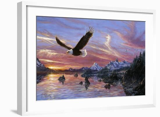 Silent Wings of Freedom-Jeff Tift-Framed Giclee Print