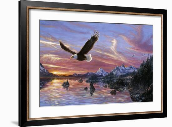 Silent Wings of Freedom-Jeff Tift-Framed Giclee Print