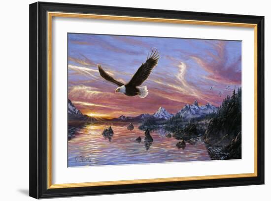 Silent Wings of Freedom-Jeff Tift-Framed Giclee Print