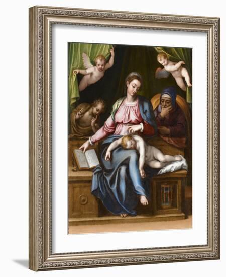 Silentium (Copy after Michaelangelo Buonarotti), 1590 (Oil on Canvas)-Lavinia Fontana-Framed Giclee Print