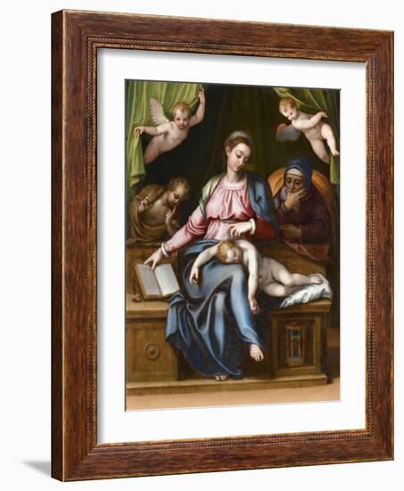 Silentium (Copy after Michaelangelo Buonarotti), 1590 (Oil on Canvas)-Lavinia Fontana-Framed Giclee Print