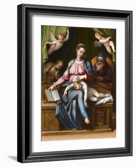 Silentium (Copy after Michaelangelo Buonarotti), 1590 (Oil on Canvas)-Lavinia Fontana-Framed Giclee Print