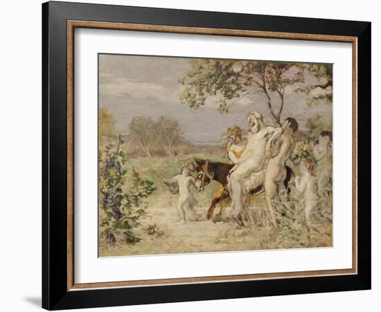 Silenus (Oil on Canvas)-Ker Xavier Roussel-Framed Giclee Print