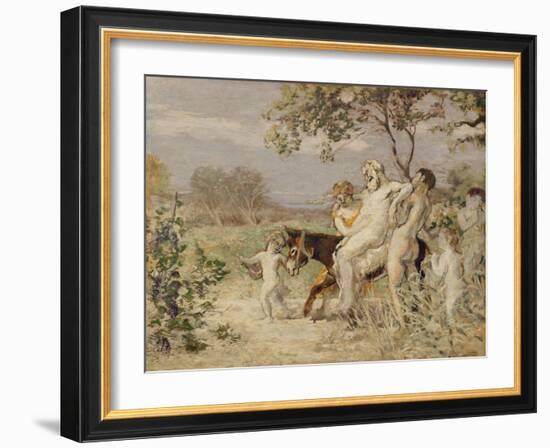 Silenus (Oil on Canvas)-Ker Xavier Roussel-Framed Giclee Print