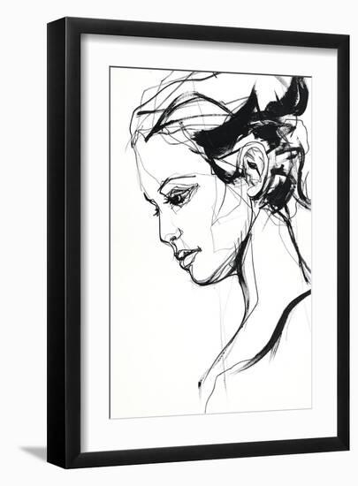 Silhouette 2-Design Fabrikken-Framed Art Print