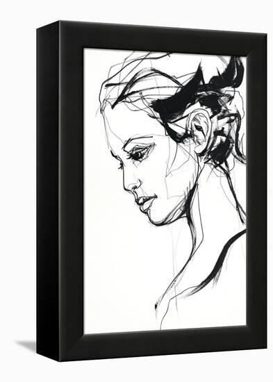 Silhouette 2-Design Fabrikken-Framed Stretched Canvas