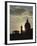 Silhouette at Sunset of Church, Chiesa Di San Frediano in Cestello, Florence, Tuscany, Italy-Christian Kober-Framed Photographic Print